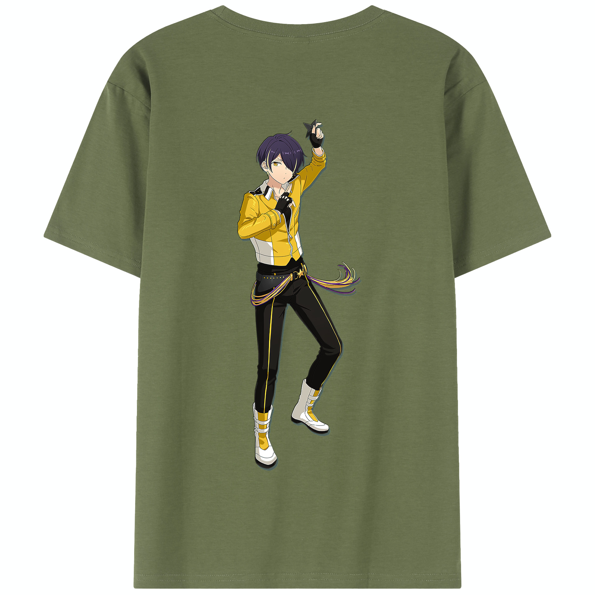 （画像用） あんさんぶるスターズ! Ensemble Stars 綿100％半袖Tシャツ（背面プリント）